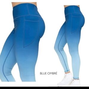Constantly Varied Gear Blue Ombré Leggings Sz Small